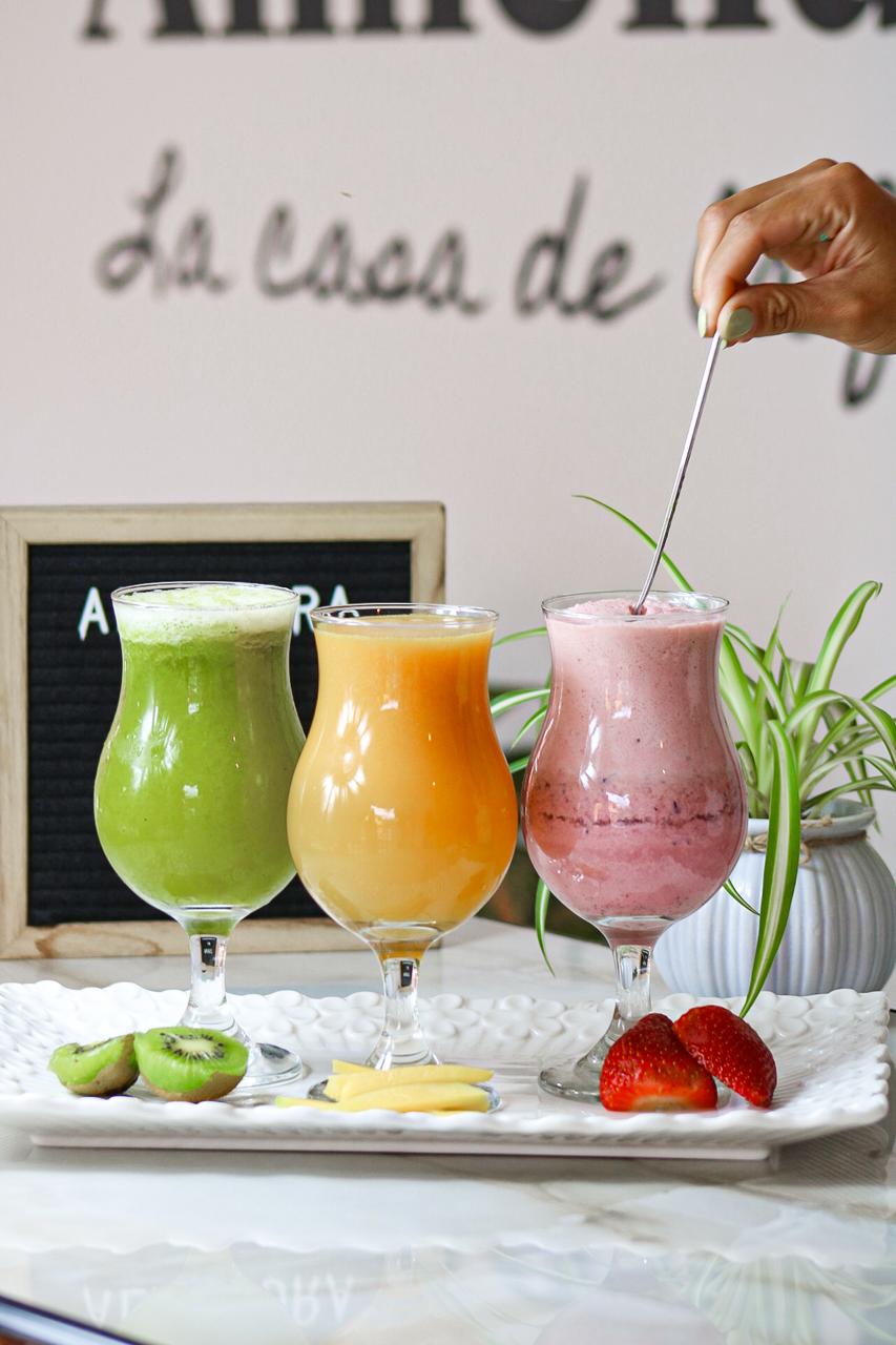 Batido de proteína en Leche de Almendras