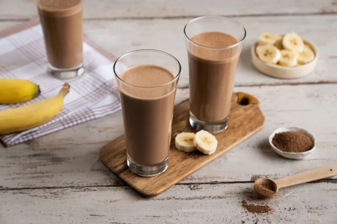 Batido Choco Banano en Leche de Almendras